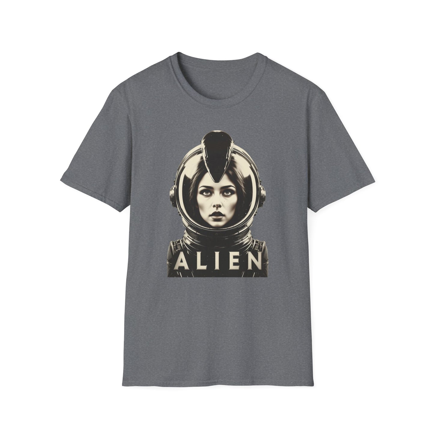 Retro Alien Graphic T-Shirt, Retro Horror Movie Shirt, Birthday Housewarming Gifts, Vintage Retro Graphic Alien T-Shirt, Inspirational Quote