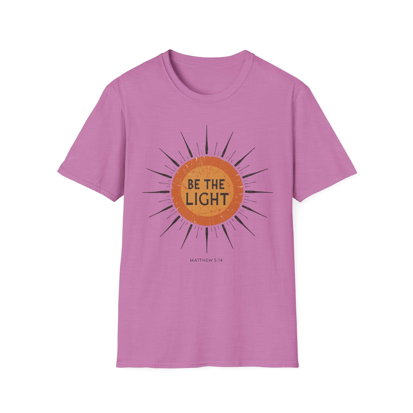 Be the Light T-Shirt, Sun Shirt, Christian Shirt, Shirt for Women Gift for Her, Boho Sun Celestial Religious Graphic Tee, Inspirational Gift