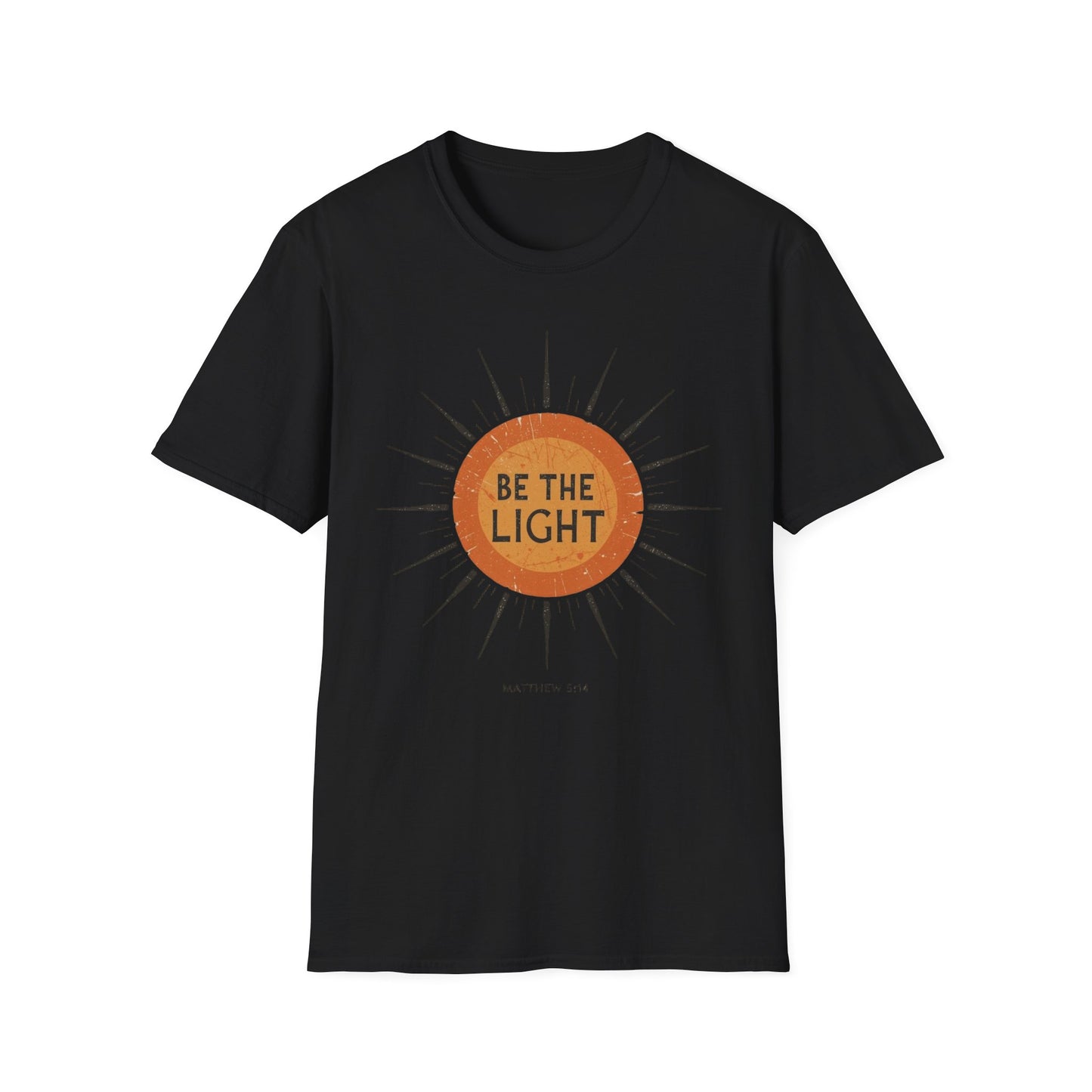 Be the Light T-Shirt, Sun Shirt, Christian Shirt, Shirt for Women Gift for Her, Boho Sun Celestial Religious Graphic Tee, Inspirational Gift
