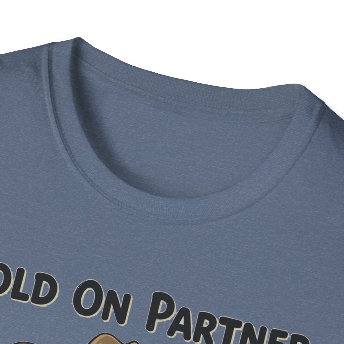 Hold on Partner I'm Overstimulated T-Shirt, Western Cowboy Frog Tshirt, Cute Animal Tee, Funny Frog Meme Shirt, Shirt Gift for Animal Lovers