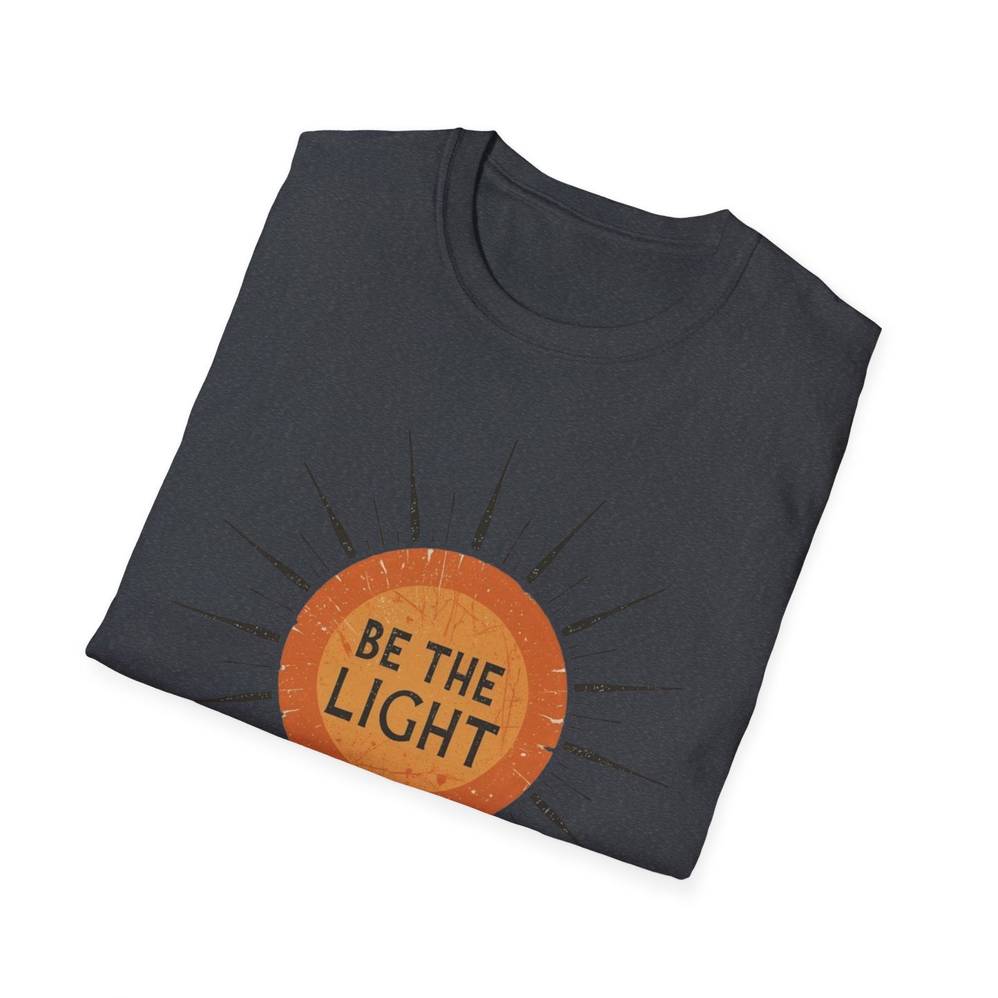 Be the Light T-Shirt, Sun Shirt, Christian Shirt, Shirt for Women Gift for Her, Boho Sun Celestial Religious Graphic Tee, Inspirational Gift