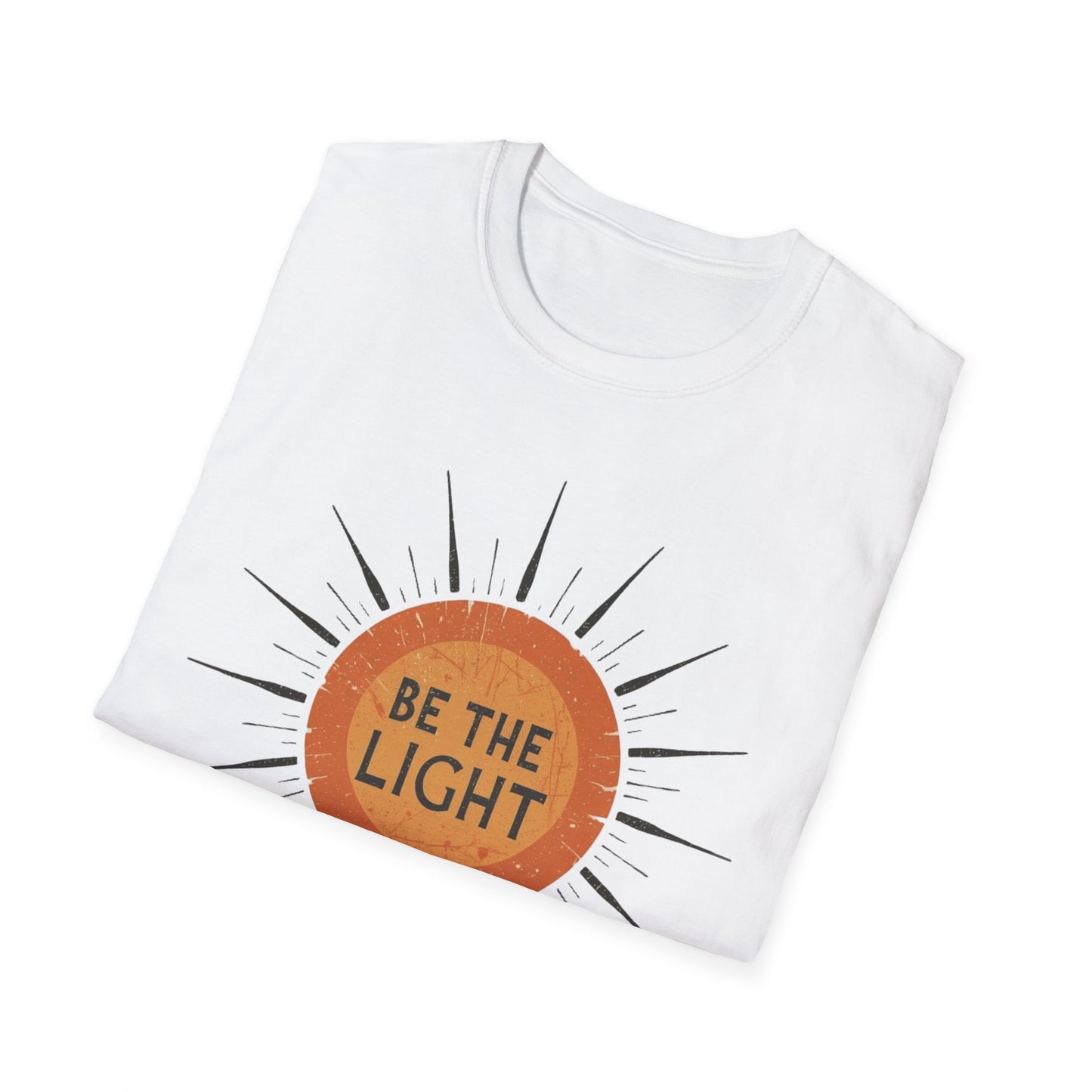 Be the Light T-Shirt, Sun Shirt, Christian Shirt, Shirt for Women Gift for Her, Boho Sun Celestial Religious Graphic Tee, Inspirational Gift