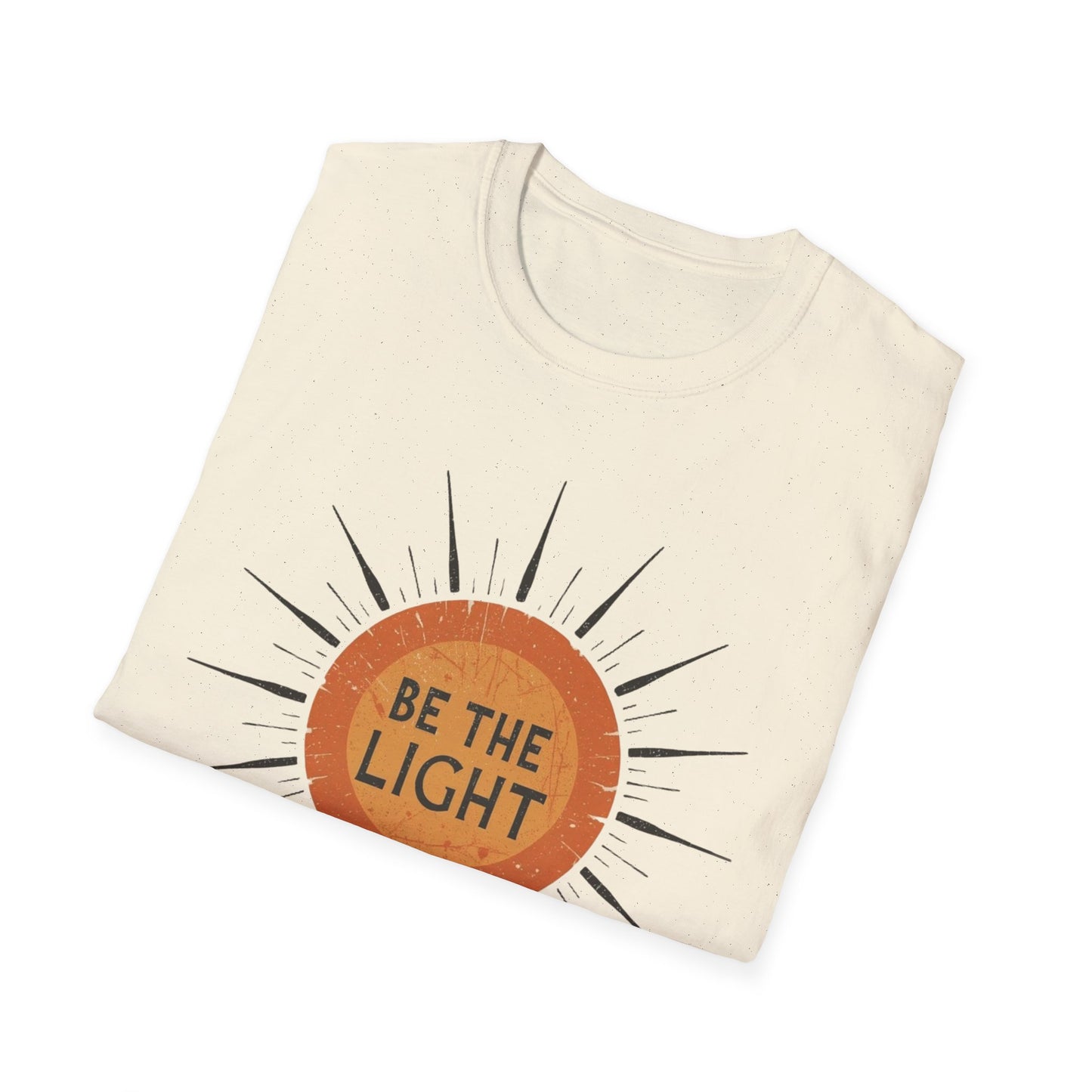 Be the Light T-Shirt, Sun Shirt, Christian Shirt, Shirt for Women Gift for Her, Boho Sun Celestial Religious Graphic Tee, Inspirational Gift