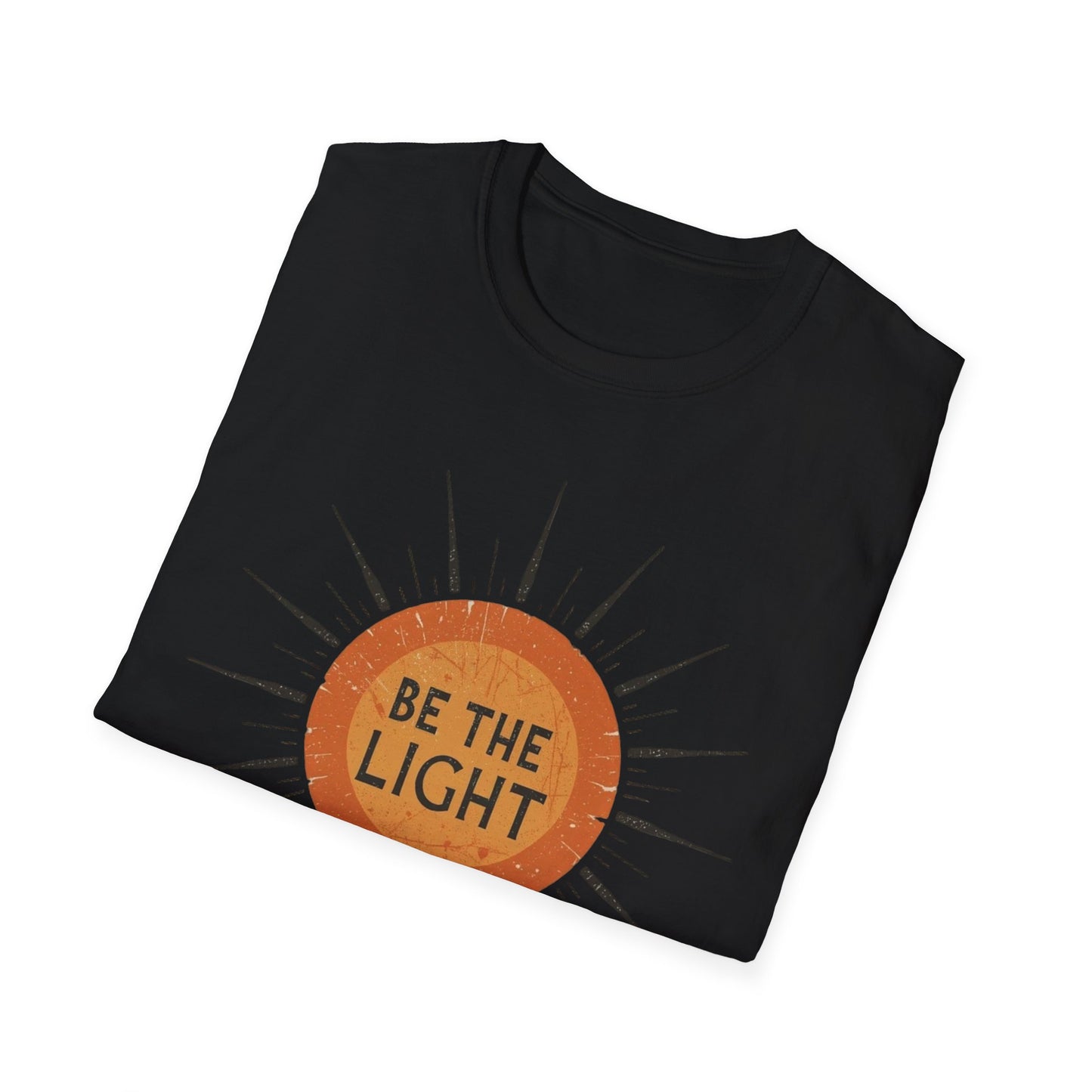 Be the Light T-Shirt, Sun Shirt, Christian Shirt, Shirt for Women Gift for Her, Boho Sun Celestial Religious Graphic Tee, Inspirational Gift