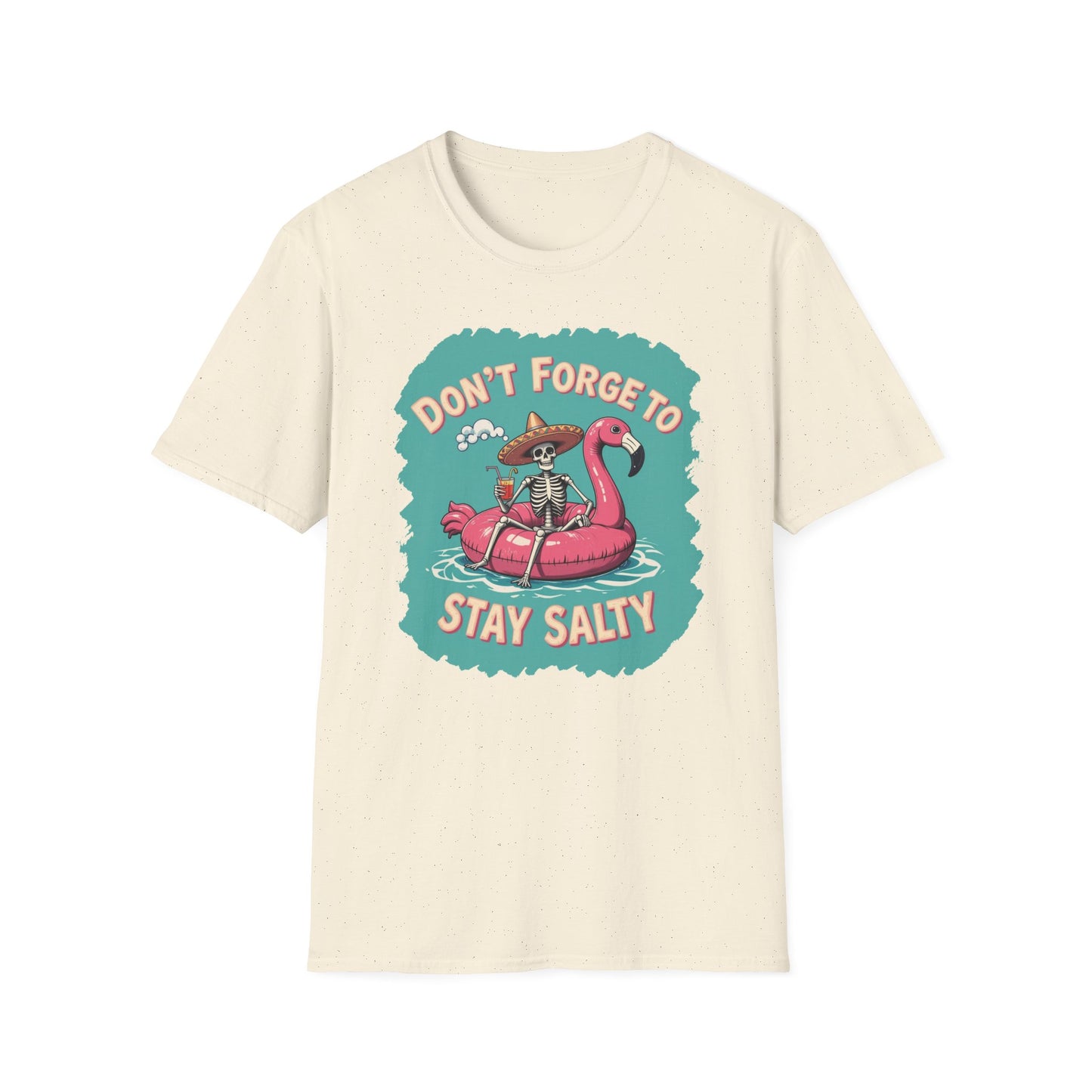 Don't Forget to Stay Salty Shirt, Salty Skeleton Shirt, Beach Shirt, Stay Salty T-Shirt, Shirts for Women, Holiday Shirt, Inspirational Gift